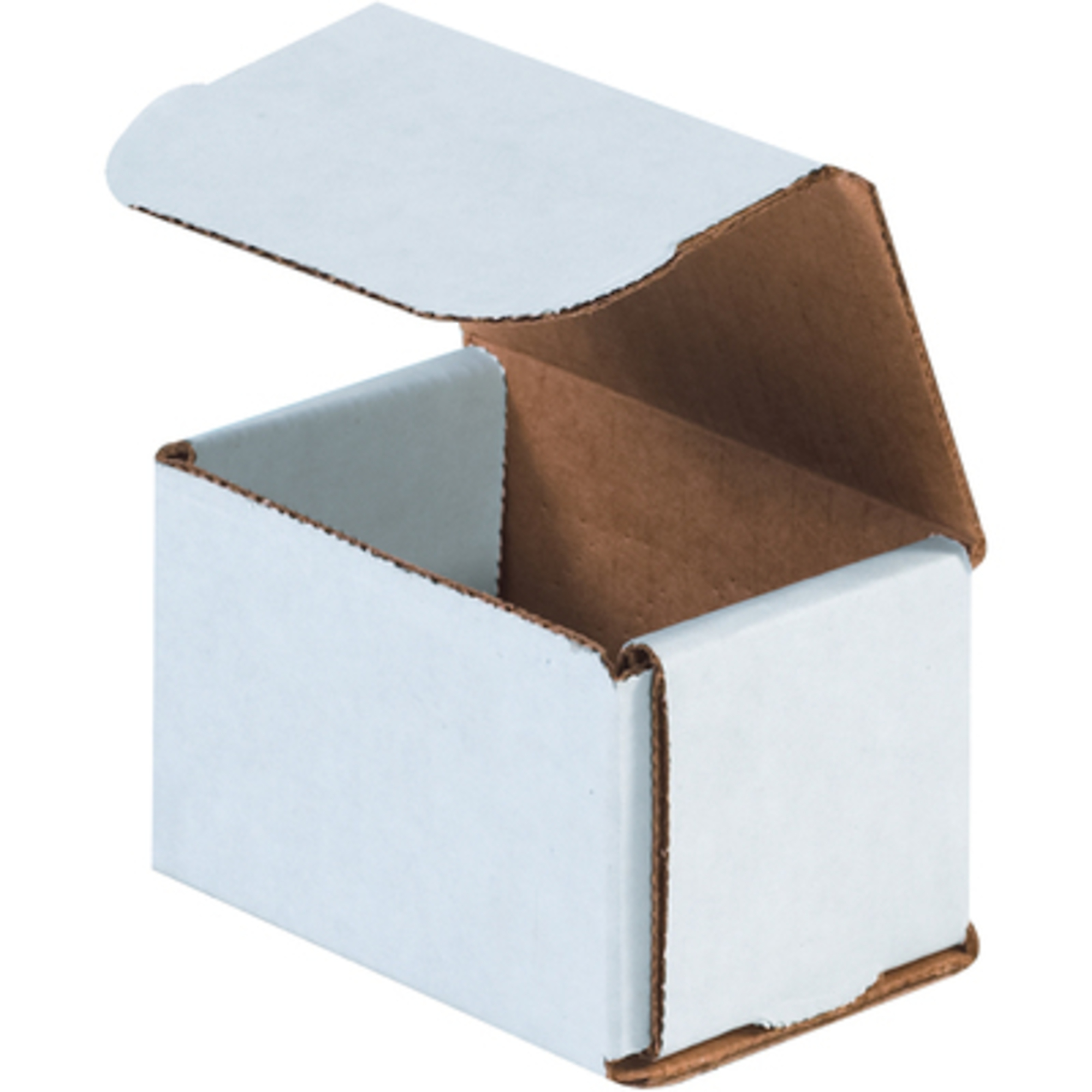 Stock Packaging Corrugated Boxes — 3in. x 2in. x 2in., 50 Pcs, Model# M322